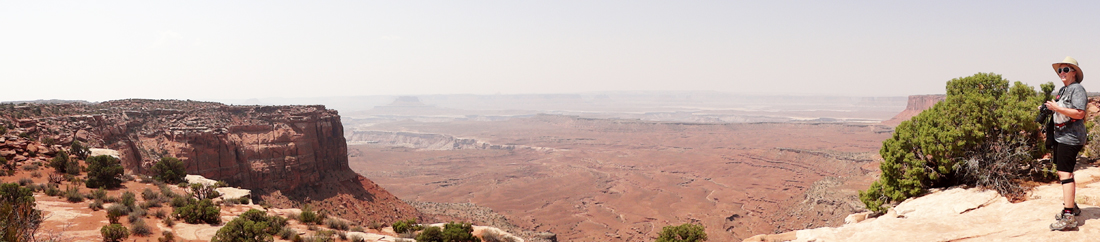 Karen Duquette at Green River Overlook